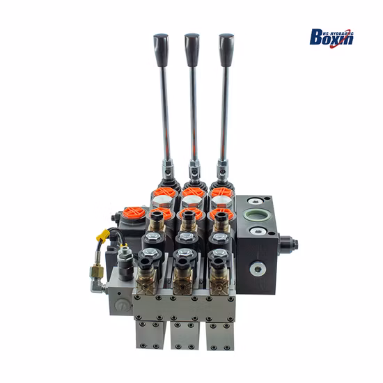 12/24V Directional Hydraulic Spool Solenoid Electric-Hydraulic Remote Control Valve