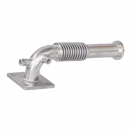 Stainless Steel 304 Corrugated Metal Bellows Expansion Compensator Flange End