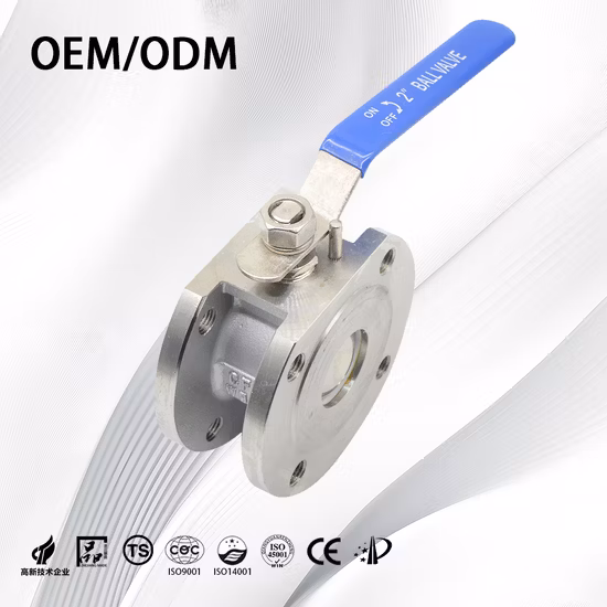 Stainless Steel Wafer Flange Thin Type Ball Valve