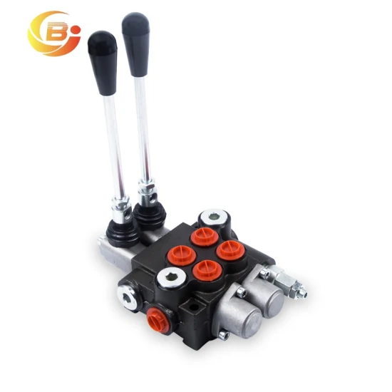 11gpm Double Acting 2 Spool Hydraulic Directional Control Valve for Tractors Loaders Tanks